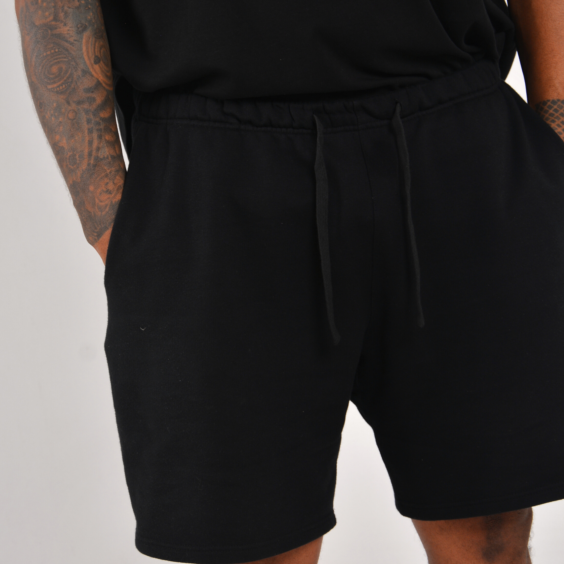 the drop crotch shorts