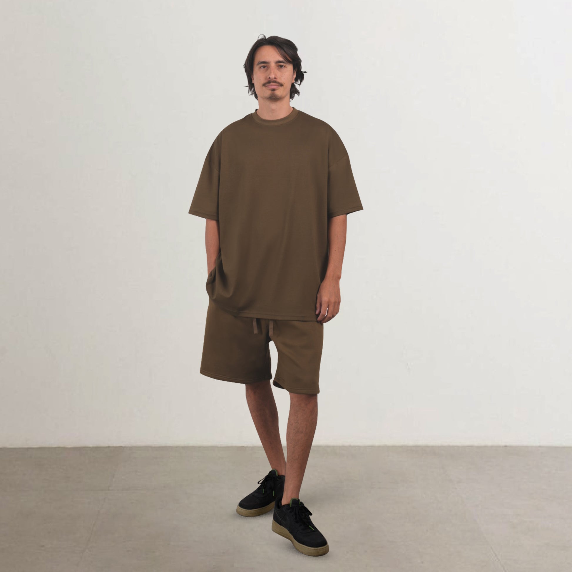 the drop crotch shorts